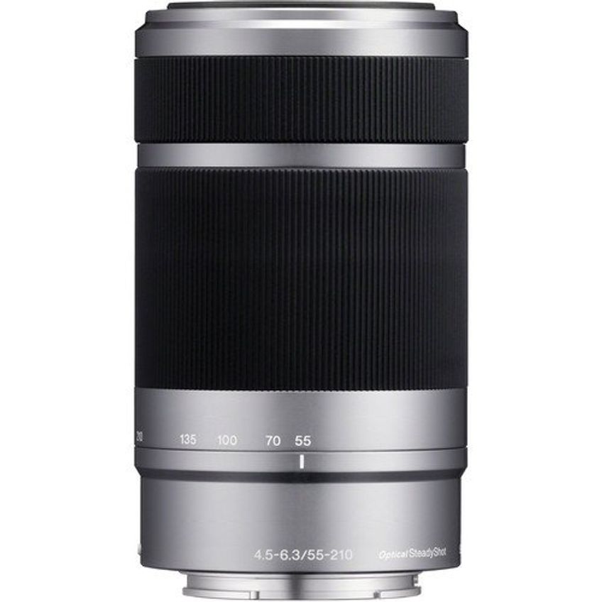 Lente Sony E 55-210mm (SEL55210) F4.5-6.3 OSS para Câmeras Sony E-Mount (Prata) com Filtro UV, Caneta de Limpeza e Pano de Microfibra CS - imagem 3
