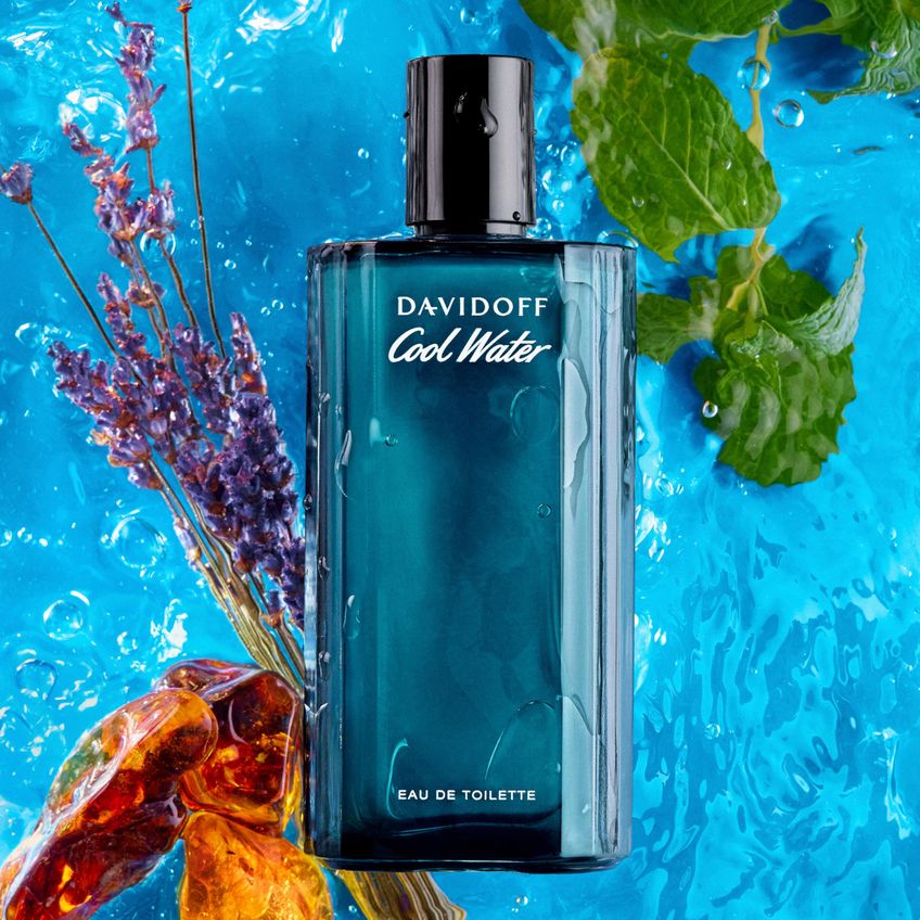 Conjunto De Perfumes Davidoff Cool Water Para Homens, 3 Peças - imagem 2