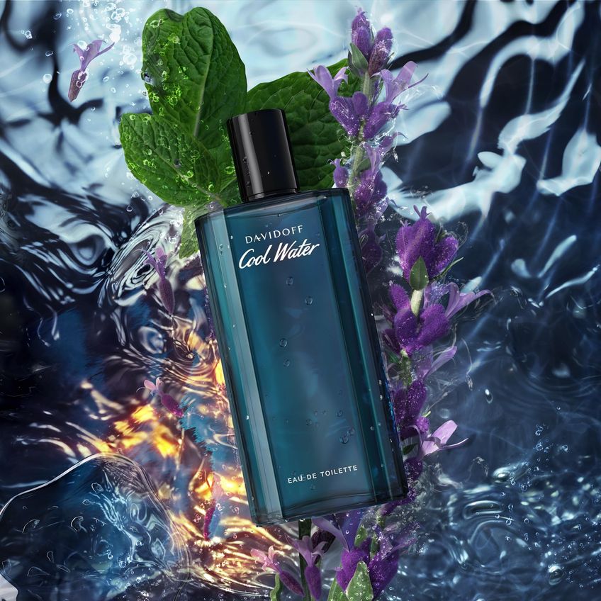 Conjunto De Perfumes Davidoff Cool Water Para Homens, 3 Peças - imagem 4