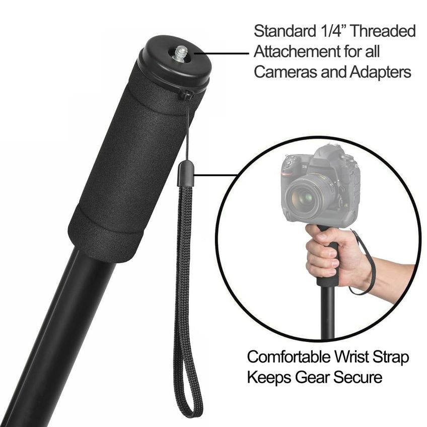 Monopé Kliomax 183 cm Com Liberação Rápida Para Câmera DSLR - imagem 4