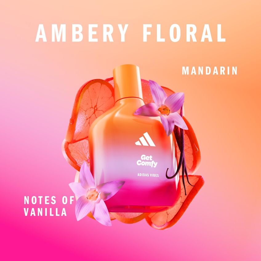 Perfume Adidas Vibes Get Comfy 100 Ml Eau De Parfum Spray Unissex - imagem 4