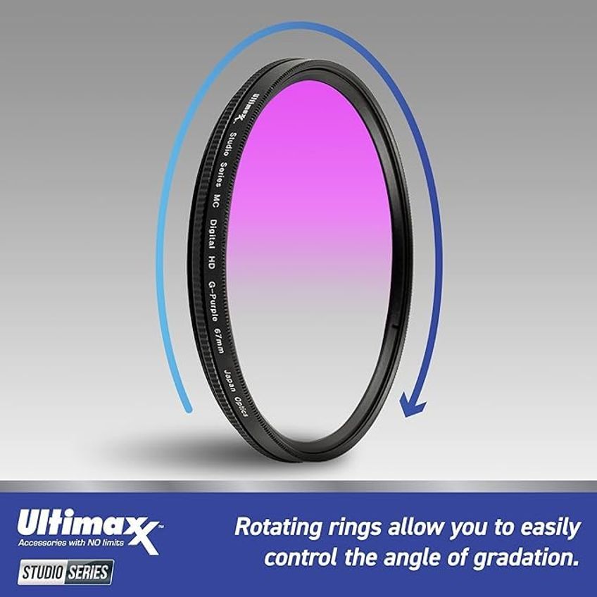 Kit De Filtros De Cor Gradual Ultimaxx 37 mm 6 Peças - imagem 4