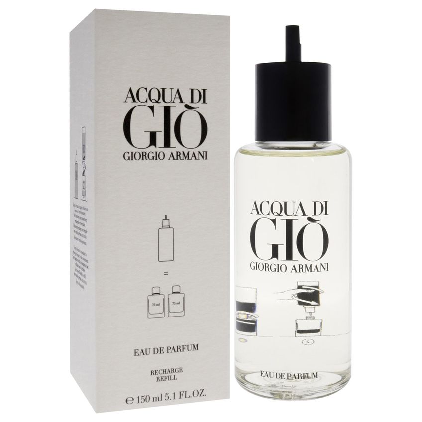 Recarga De Água De Perfume Acqua Di Gio 5 Onças - imagem 3