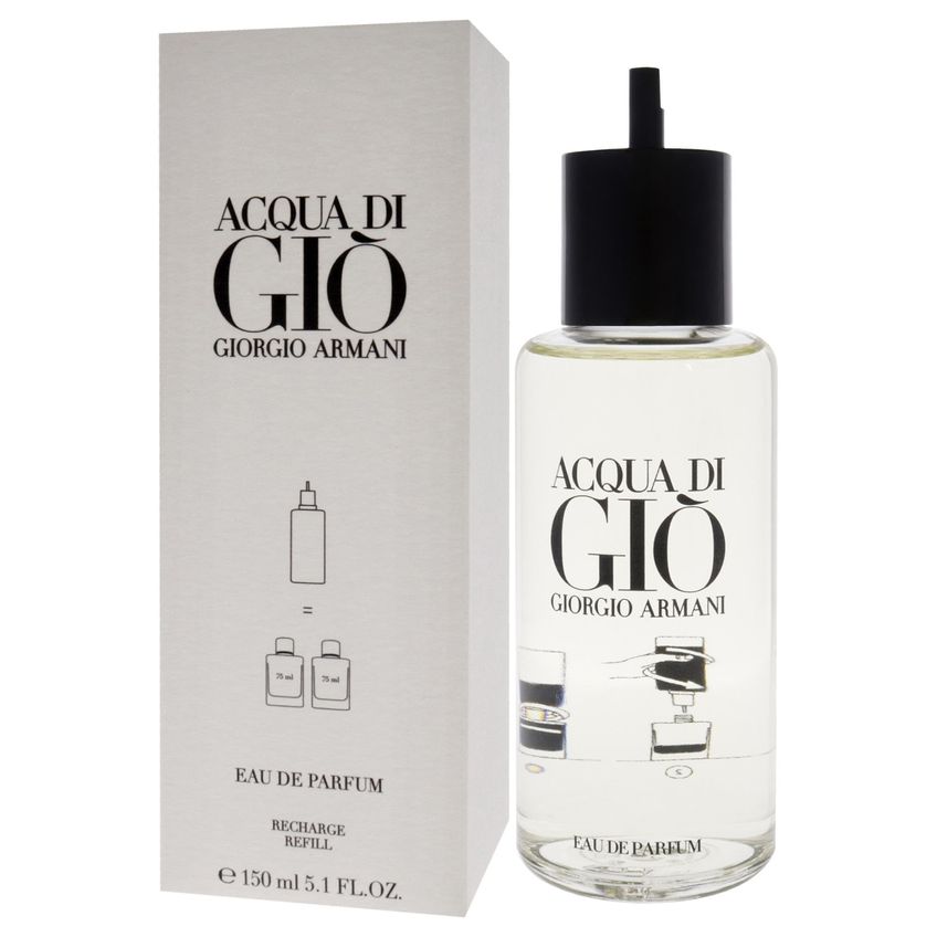 Recarga De Água De Perfume Acqua Di Gio 5 Onças - imagem 4