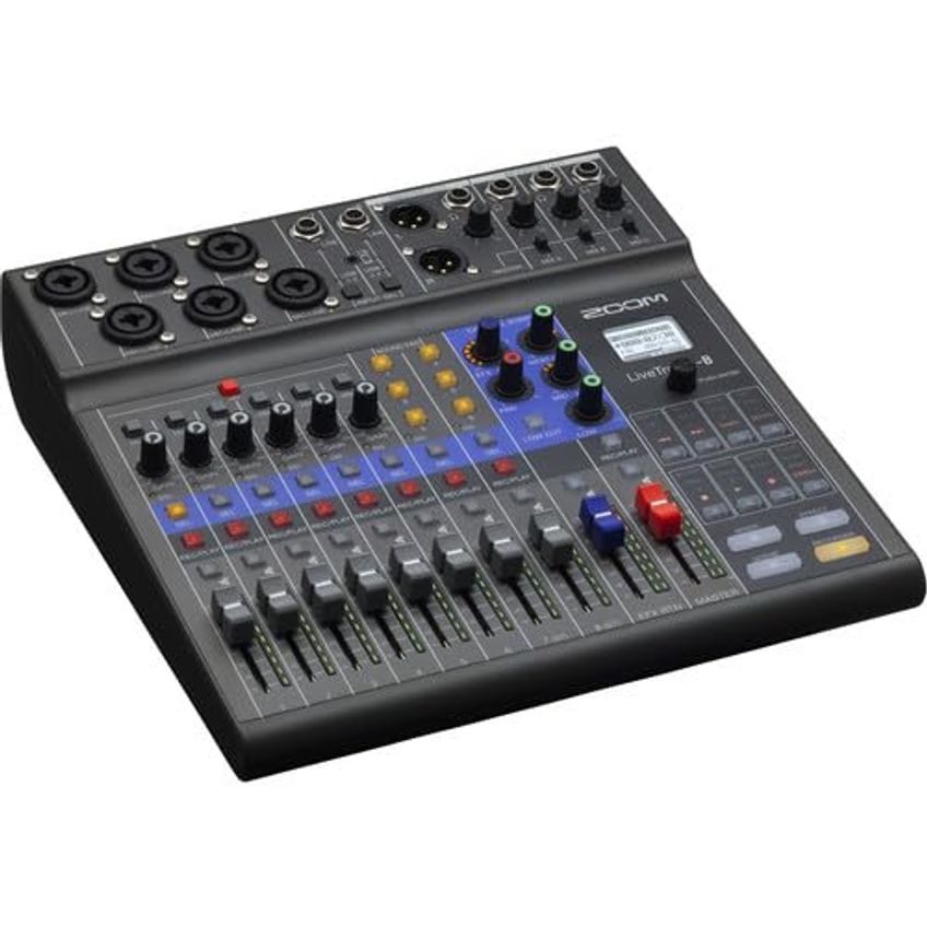 Mesa De Som Zoom Livetrak L-8 8 Canais Kit De Cabos - imagem 3