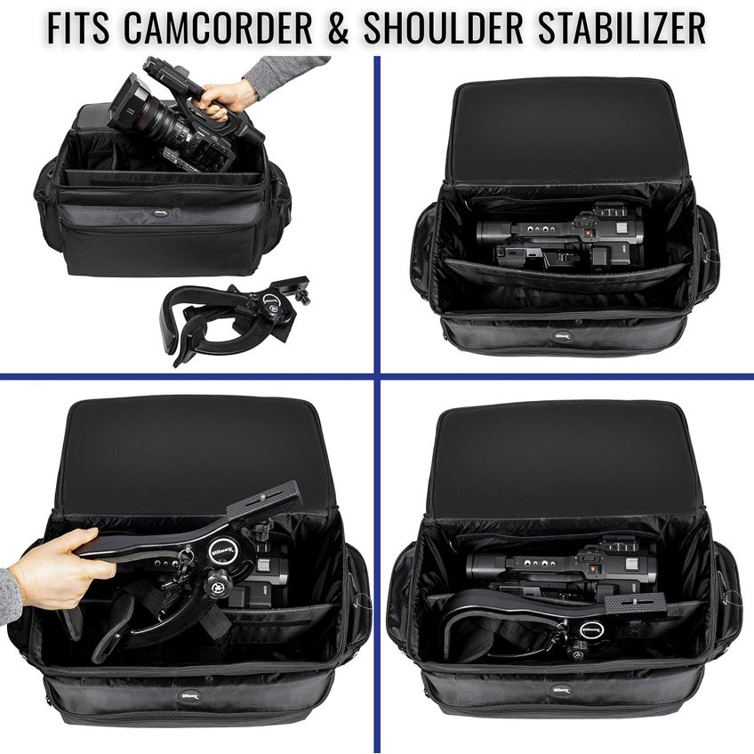 Bolsa Para Equipamentos Ultimaxx Resistente À Água Preta Em Nylon - imagem 3