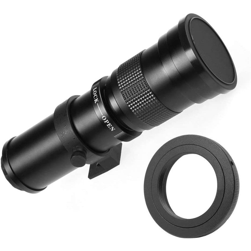 Lente Hersmay 420-800mm F/8.3-16 Com Adaptador Mft - imagem 3