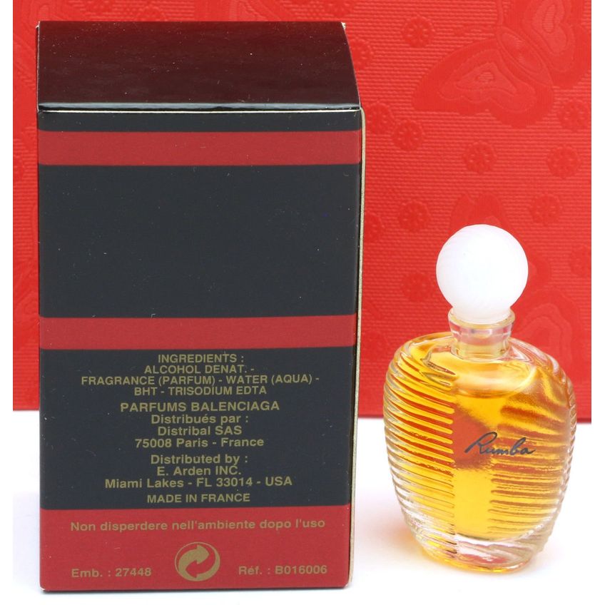 Perfume Balenciaga Rumba 4 ml Eau De Toilette - imagem 4