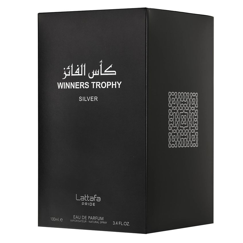 Perfume Lattafa Al Khas Winners Trophy Silver Eau De Parfum 100ml - imagem 3