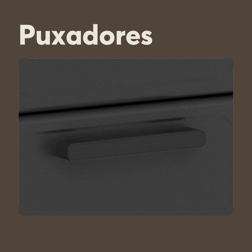 Armário Aéreo De Cozinha Em Aço Estilo 80cm 2 Portas Bertolini - imagem 3