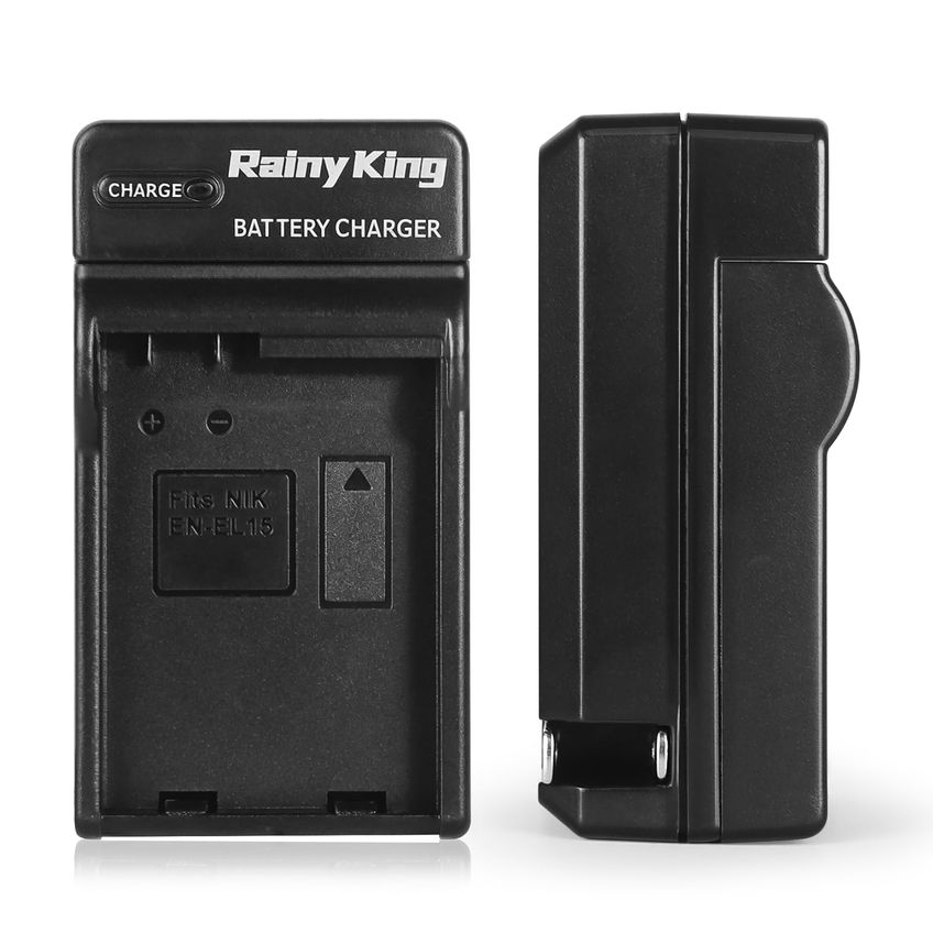 Carregador De Bateria Rainy King EN-EL15 100-240V - imagem 3