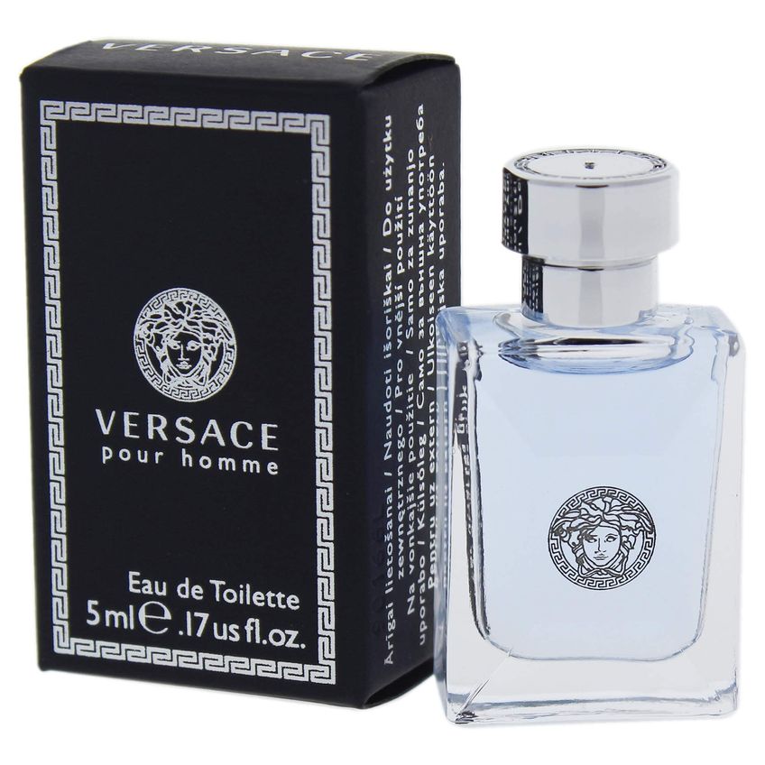 Perfume Versace Pour Homme Eau De Toilette 5ml Para Homens - imagem 4
