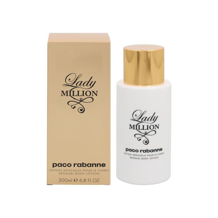 Loção Corporal Paco Rabanne Lady Million 200ml Para Mulheres - imagem 2