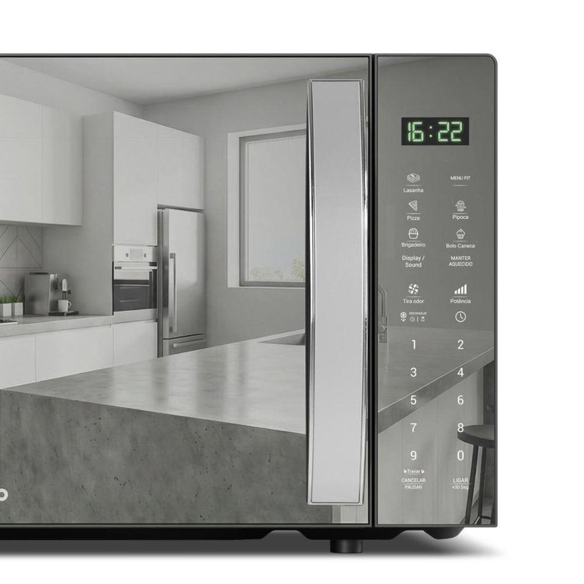 Micro-ondas De Bancada Philco Pmo31s 28l 1100w Tira Odor Prata 110v - imagem 5