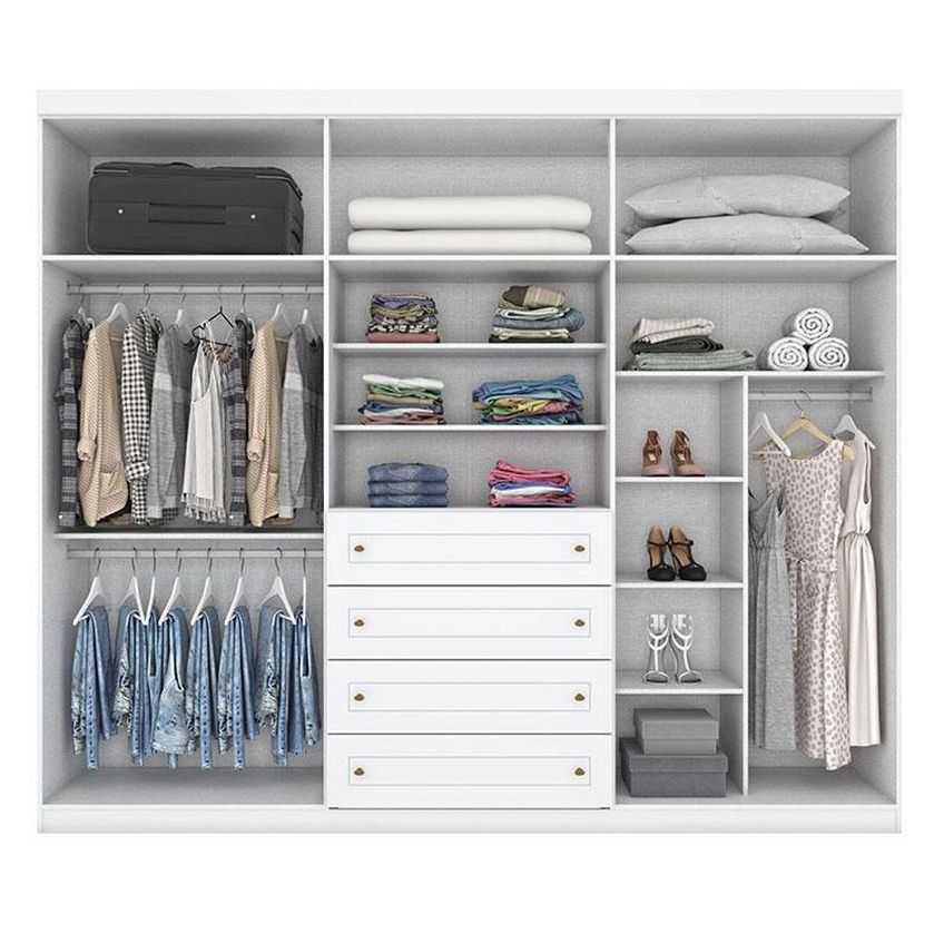 Kit Berço Americano Mini Cama Q Encanto Slim Mdp Freijó E Branco Qmovi - imagem 4
