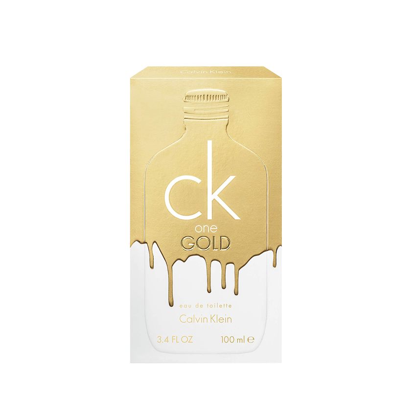Perfume CK One Gold Spray EDT 3.4 Oz Dourado Limited Edition - imagem 3
