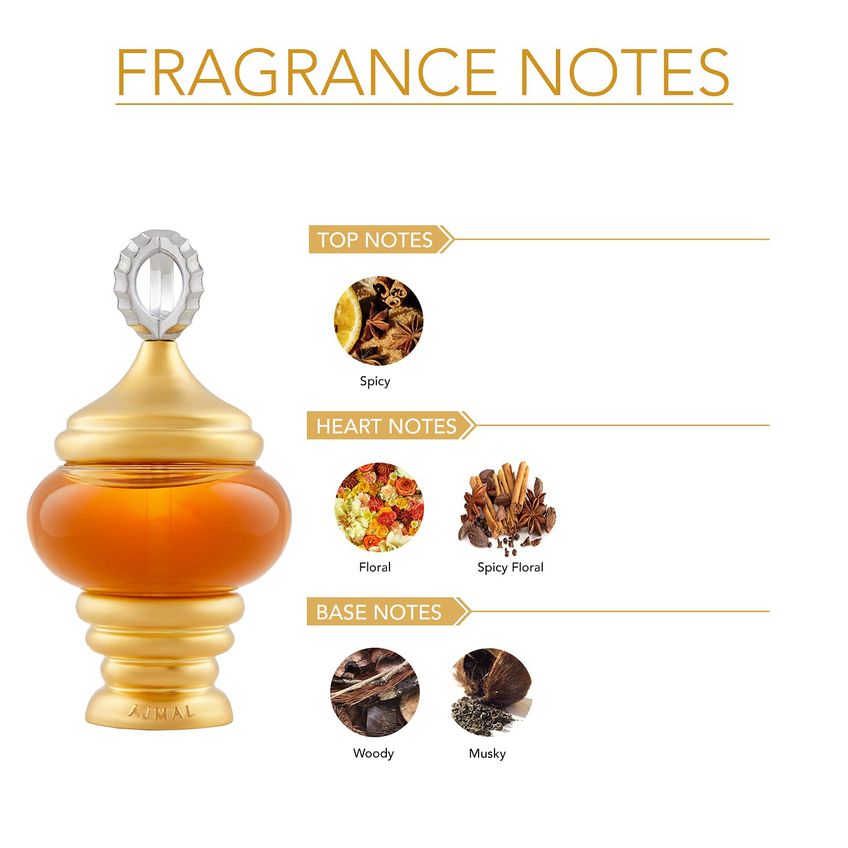 Perfume Em Óleo Ajmal 1001 Nights Concentrado 30 Ml Para Mulheres - imagem 4