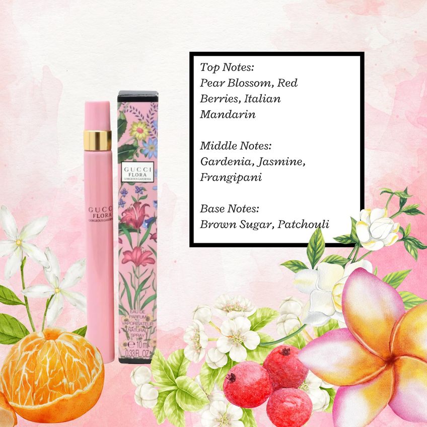 Perfume Gucci Flora Gorgeous Gardenia Edp Travel 10ml Para Mulheres - imagem 3