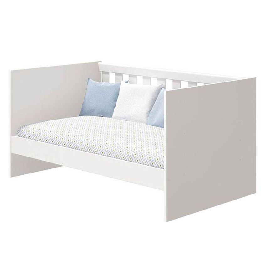 Kit Quarto Infantil Katatau 4 Portas 4 Gavetas MDF Branco Móveis Henn - imagem 4
