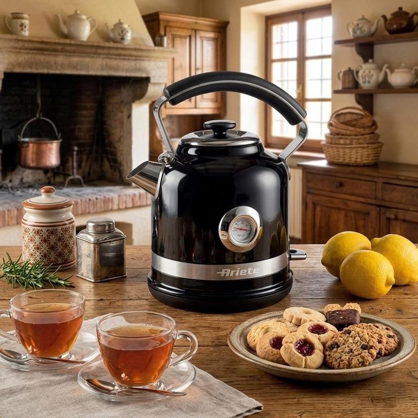 Chaleira Elétrica Ariete Moderna 1,7l Em Aço Inox 1850w Preto 220v 00c285402arbr - imagem 5