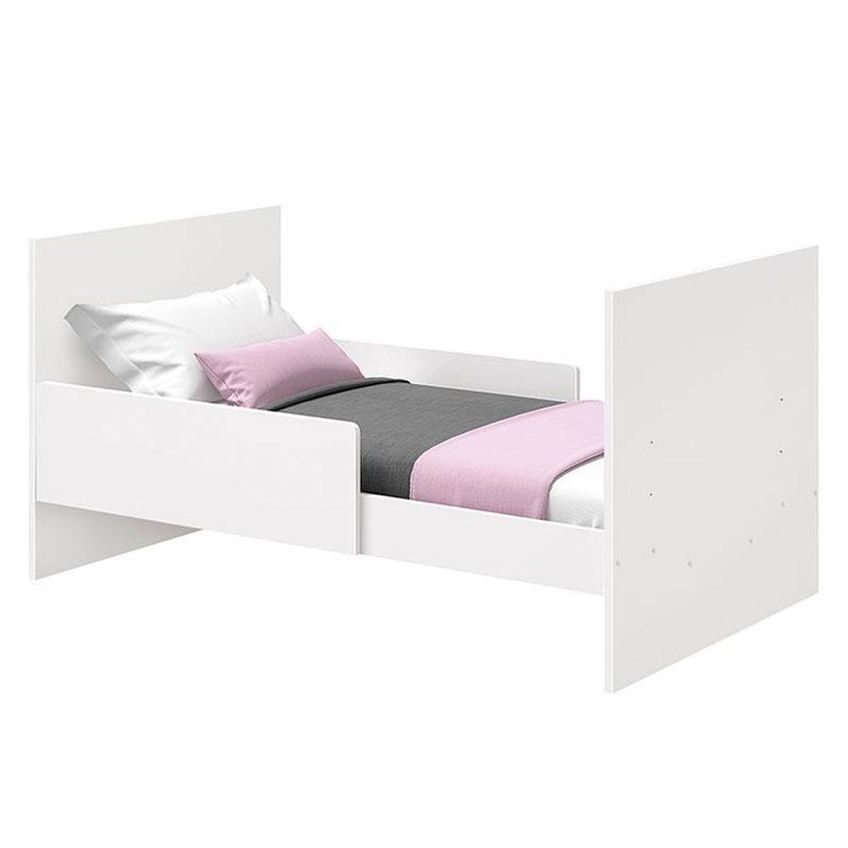 Kit Berço Americano Katatau MDF Colchão Incluso Branco Móveis Henn - imagem 4