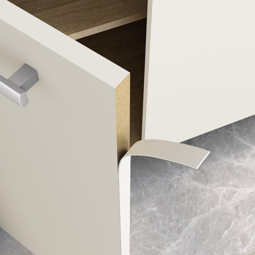 Cozinha Compacta 8080 4 Portas 1 Prateleira 70cm Branco Bertolini - imagem 3