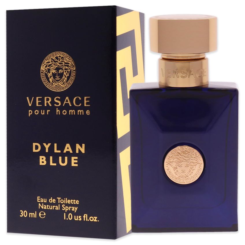 Perfume Versace Pour Homme Dylan Blue Eau De Toilette 30ml - imagem 4