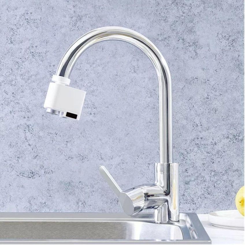 Adaptador Para Torneira Com Acionamento Automatico Inducao Plastico Abs Economia Ate 30% Branco - imagem 3