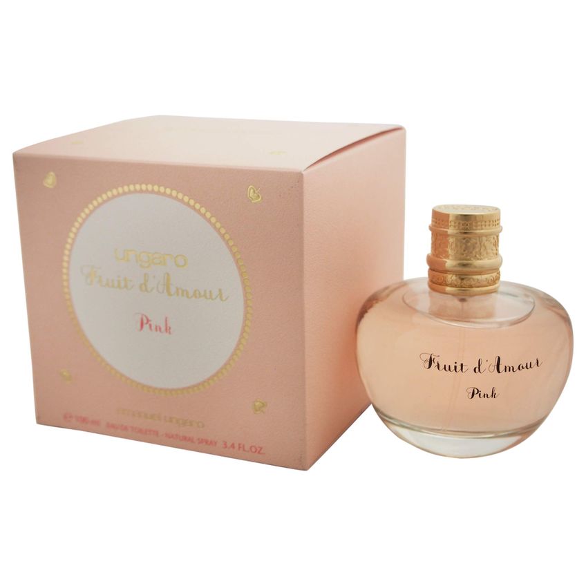 Perfume Emanuel Ungaro Fruit D'amour Pink Eau De Toilette 100ml - imagem 3