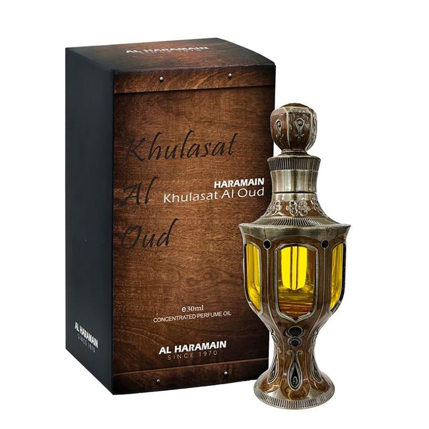 Óleo de Perfume Al Haramain Khulasat Al Oud 30ml Para Mulheres e Homens - imagem 3