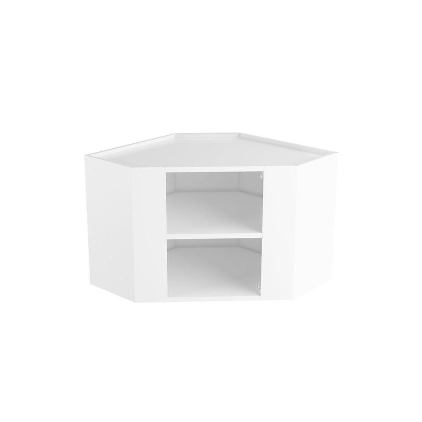 Armário Aéreo De Canto De Cozinha Evidence 68cm 1 Porta Aço Branco - imagem 4