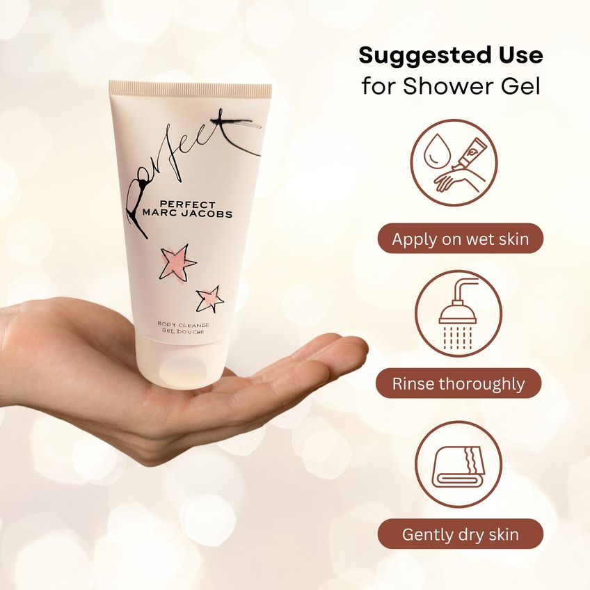 Gel De Banho Marc Jacobs Perfect Body Cleanse 150ml Para Mulheres - imagem 4