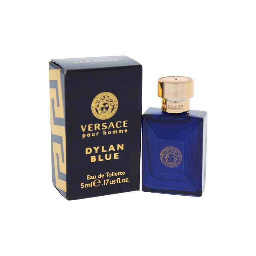 Perfume Versace Dylan Blue Eau De Toilette 5ml Para Homens - imagem 3