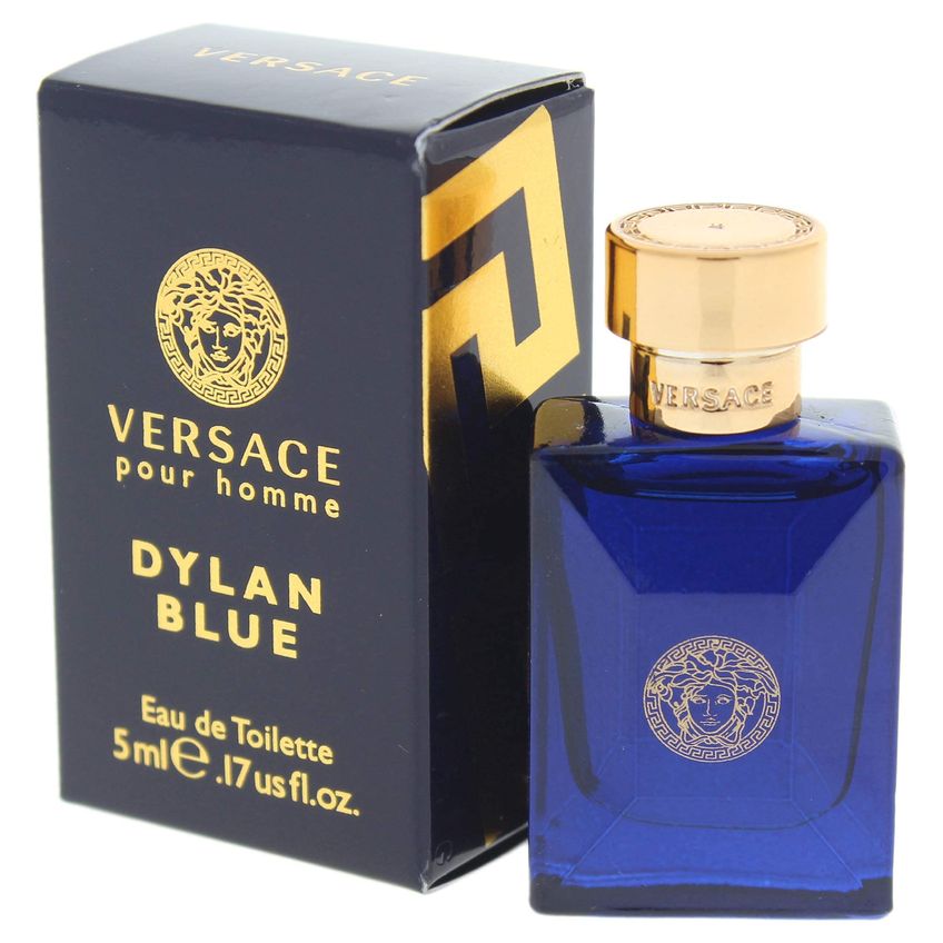 Perfume Versace Dylan Blue Eau De Toilette 5ml Para Homens - imagem 4