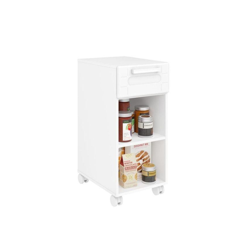 Balcão Multiuso 8194 1 Porta 1 Gaveta 35cm Branco Bertolini - imagem 5