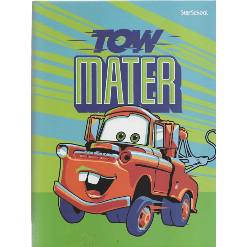 Caderno Brochura Capa Dura 1 Matéria - 80 Folhas - Carros - Starschool Jandaia - imagem 3