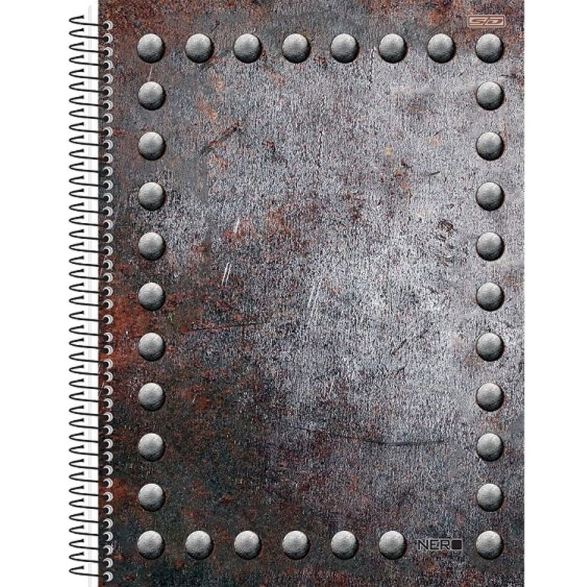 Caderno Espiral Capa Dura 1 Matéria - 80 Folhas - Nero - São Domingos - imagem 3