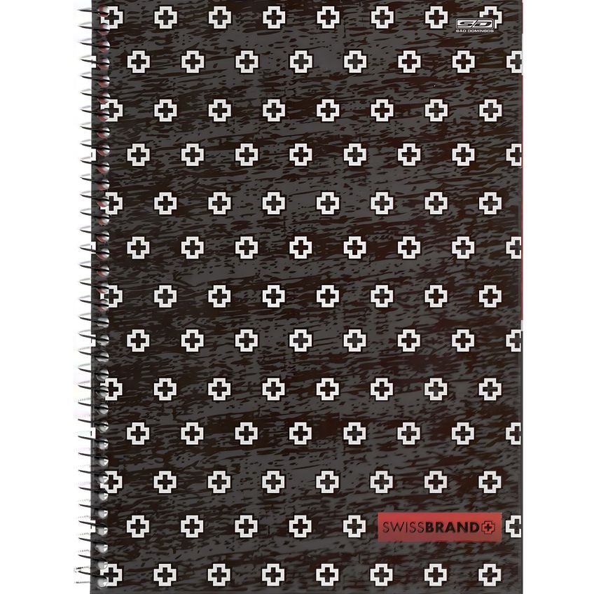 Caderno Espiral Capa Dura 1 Matéria - 96 Folhas - Swissbrand - São Domingos - imagem 4