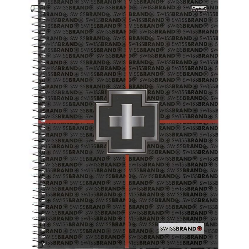 Caderno Espiral Capa Dura 1 Matéria - 96 Folhas - Swissbrand - São Domingos - imagem 5