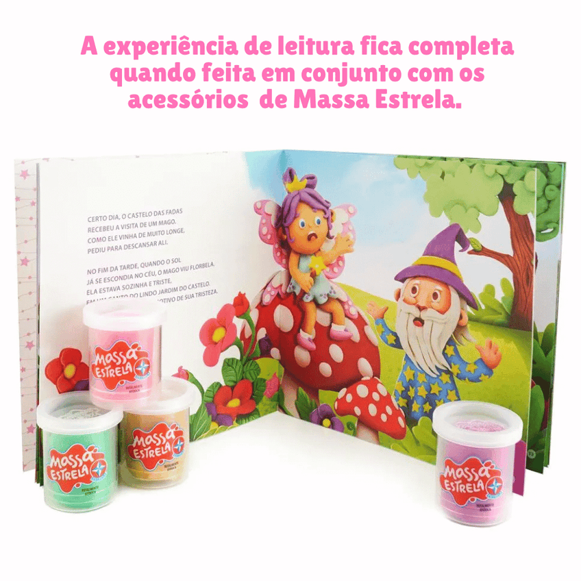 Kit Massinha A Fadinha Florbela C/ O Livro - Estrela Estrela - imagem 3