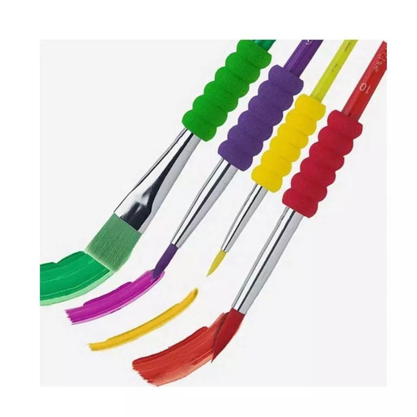 Kit De Pincéis Escolares C/ 4pcs - Brw - imagem 5
