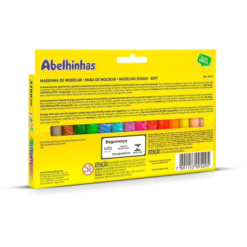 Massinha De Modelar Soft 220g - 15 Cores - Acrilex - imagem 2