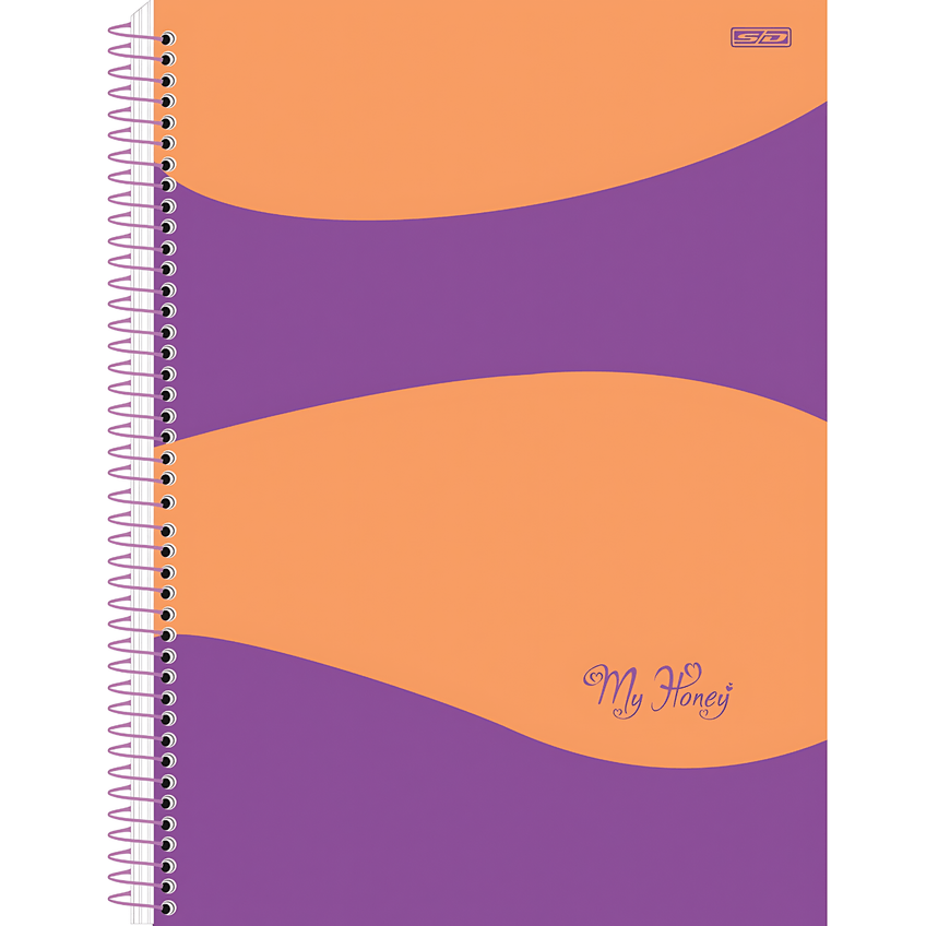 Caderno Espiral Capa Dura 1 Matéria - 80 Folhas - My Honey - São Domingos - imagem 4