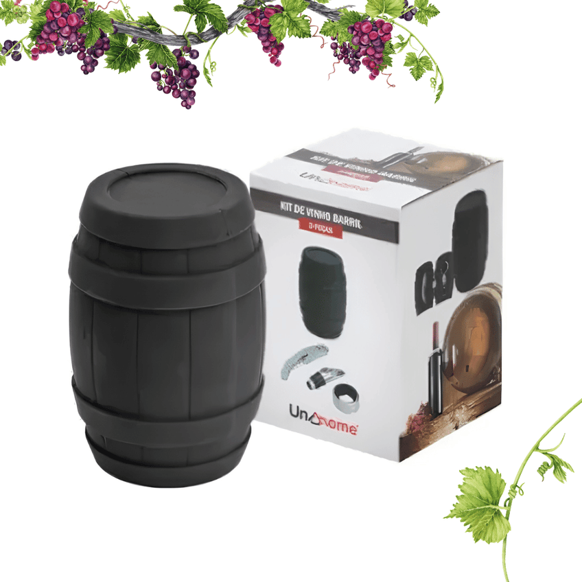 Kit Para Vinhos - Barril - 3 Peças - Unihome - Uni Home - imagem 3