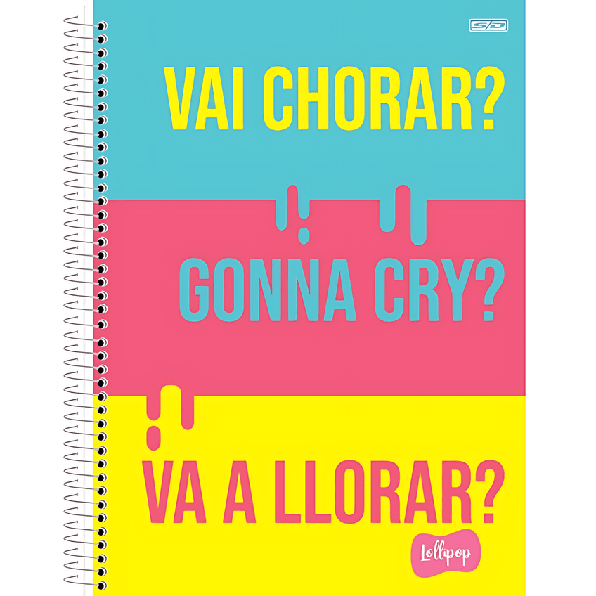 Caderno Espiral Capa Dura 1 Matéria - 80 Folhas - Lollipop - São Domingos - imagem 3