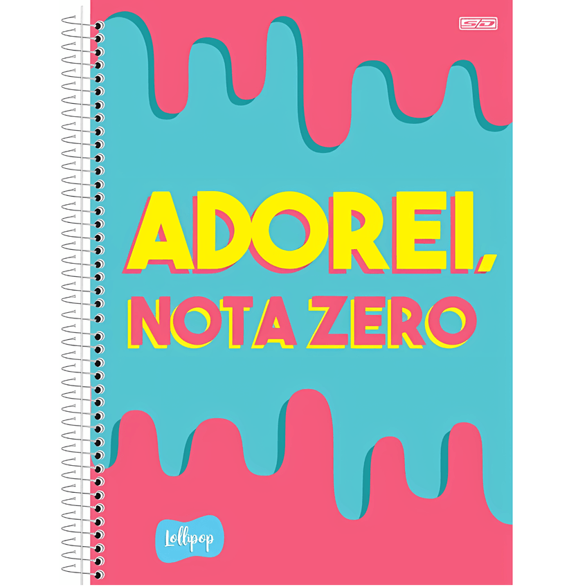 Caderno Espiral Capa Dura 1 Matéria - 80 Folhas - Lollipop - São Domingos - imagem 5