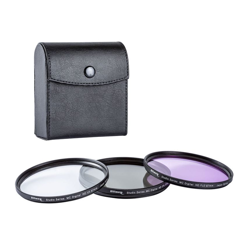 Kit De Filtros Digital NC 67mm UV, FLD, CPL - imagem 3