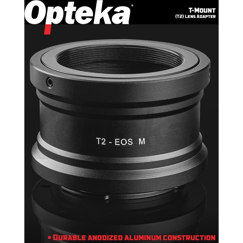 Adaptador T-mount Opteka T2 Para Câmeras Canon Efm Eos-m - imagem 3
