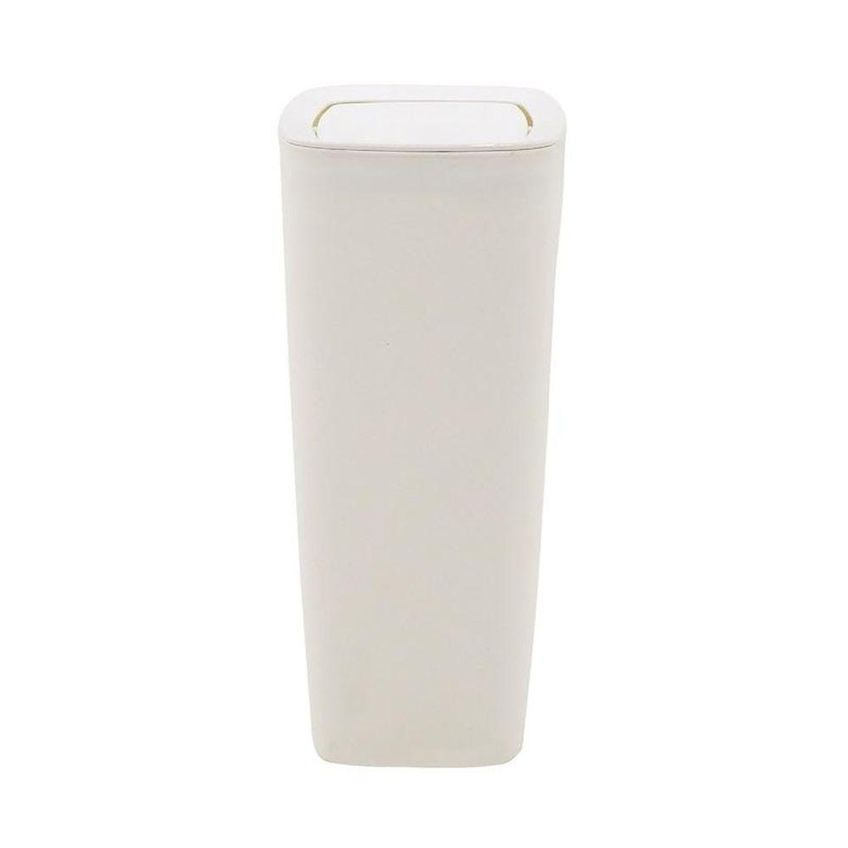 Lixeira Compact 10,5l Polipropileno Basculante Aro Interno Branco Tramontina - imagem 5
