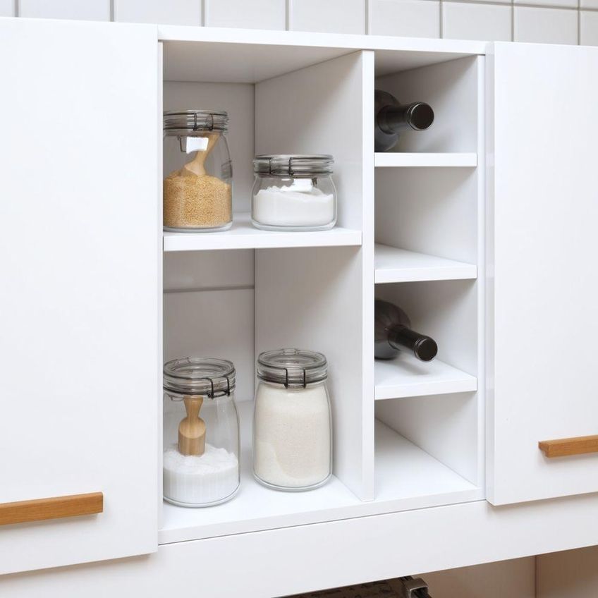 Cozinha Compacta Toronto 7 Portas 2 Gavetas 153cm Branco Kaiki Móveis - imagem 5